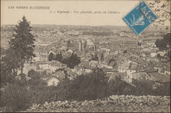 Carte Postale, Epinal, Vue générale, prise du Château