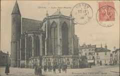 Carte Postale, Epinal, Eglise Saint-Maurice 2