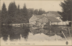 Carte postale, Epinal, Etang de Chantraine 2