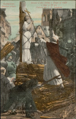 Jeanne d'Arc brûlée à Rouen en 1431 à l'âge de 19 ans … Cp 5489 Pr