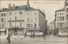 Epinal - La Place des Vosges et la Rue du Pont