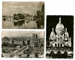Paris Lot de 4 cartes