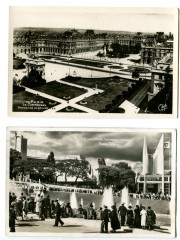 Paris Lot de 4 cartes