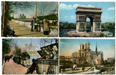 Paris Lot de 6 cartes