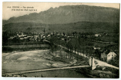 Savoie Yenne Vue générale et la Dent du Chat à Yenne