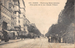 Faubourg Saint-Antoine (Vue Prise de la rue Claude Tillier) à Paris 12e