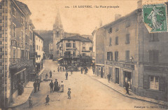 La Louvesc La Place Principale