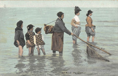 Berck Plage Pecheuses De Crevettes à Berck