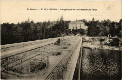 En Morvan - Lac des Settons - Vue générale des constructions de -
													58 Nièvre
												