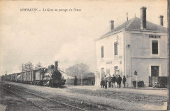 Mimbaste La Gare Au Passage Du Train à Mimbaste