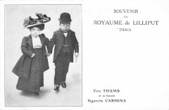 Cirque Souvenir Royaume Lilliput Paris Tom Thumb Et Sa Fiancee Sta Carmina