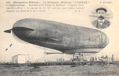 Aviation Aerostation Militaire Dirigeable Liberte A L'Appareillage