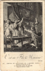 Ancien Paris Moeurs et Coutumes vie d\une dame de qualite