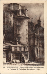 Ancien Paris hotel du President du Parlement Quai des Orfevres
