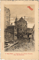 Ancien Paris Chateau de la Reine Blanche Rue des Gobelins