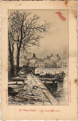 Ancien Paris Quai d'Anjou
