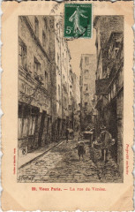 Carte postale ancienne Ancien Paris Rue de Venise
                                