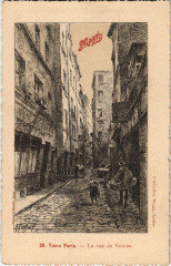 Carte postale ancienne Ancien Paris Rue de Venise
                                