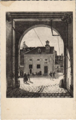 Carte postale ancienne Ancien Paris College Sainte-Barbe
                                                                     à Paris
                                