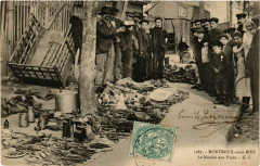 Montreuil-sous-Bois Le Marche aux Puces. à Montreuil