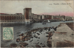 Marseille - L'entree du port à Marseille