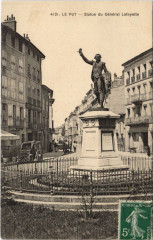 Le Puy - Statue du general Lafayette -
													43 Haute Loire
												