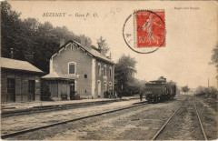Bezenet La gare Locomotive, Railway France -
													03 Allier
												
