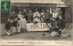 Camp de Sissonne Enterrement du pere à Sissonne
