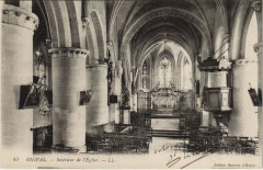 Onival L'Eglise Interieur -
													80 Somme
												