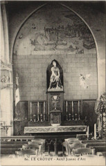 Le Crotoy Autel Jeanne d'Arc au Crotoy
