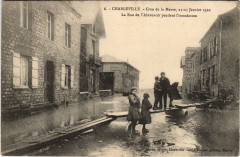 Charleville - Crue de la Meuse