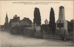 Grez - en bouere - Le monument aux morts -
													53 Mayenne
												