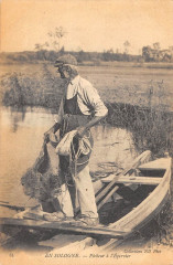 En Sologne Pecheur A L'Epervier -
													41 Loir et Cher
												