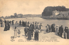 Sens Concours De Peche 1905 Pecheurs Et Pecheuses En Action à Sens