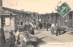 Le Havre Train D'Emigrants Au Depart au Havre