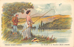 Peche D'Eau Douce La Truite A La Dandine Mouche Artificielle