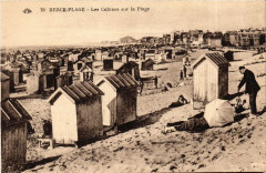 Berck Plage Les Cabines sur la Plage à Berck