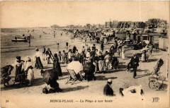 Berck Plage La Plage a Mer haute à Berck