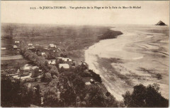 Saint-Jean-le-Thomas Vue générale de la Plage et de la Bafe