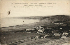 Env. de Cherbourg Vauille Panorama du Village de la cole