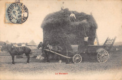 La Moisson Scene D'Agriculture (verso Editeur Filliette Chateau Thierry