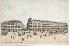 Carte postale ancienne Au Bon Marché - Rue du Bac
                                                                     à Paris 6e
                                
