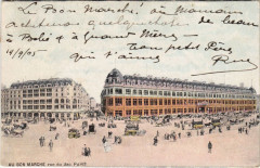 Carte postale ancienne Au Bon Marché - Rue du Bac
                                                                     à Paris 6e
                                