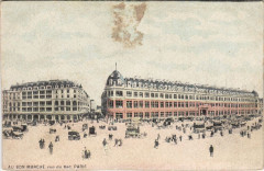 Carte postale ancienne Au Bon Marché - Rue du Bac
                                                                     à Paris 6e
                                