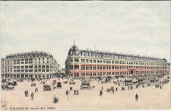 Carte postale ancienne Au Bon Marché - Rue du Bac
                                                                     à Paris 6e
                                