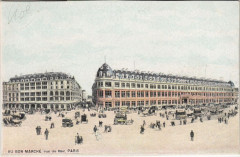 Carte postale ancienne Au Bon Marché - Rue du Bac
                                                                     à Paris 6e
                                