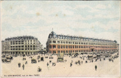 Carte postale ancienne Au Bon Marché - Rue du Bac
                                                                     à Paris 6e
                                