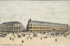Carte postale ancienne Au Bon Marché - Rue du Bac
                                                                     à Paris 6e
                                