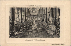Carte postale ancienne Paris Au Bon Marhce Galerie de l'Ameublement
                                                                     à Paris 7e
                                