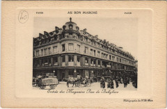 Carte postale ancienne Paris Au Bon Marhce Rue de babylone
                                                                     à Paris 7e
                                